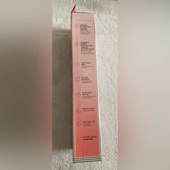 Remington Teardrop Barrel Curling Wand - Picture 2 of 4